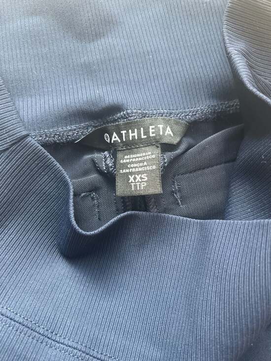 NWOT Athleta Venice Jogger Pant XXS Navy Casual Travel Sport Sport - Picture 4 of 9